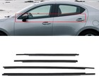 4pcs Outside Window Weatherstrip Sweep Belt Seals Replacement For Yaris Sedan 20