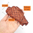 Fake Steak And Artificial Roast Beef Meat Realistic Cooked Food Replica