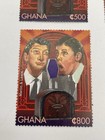 Vintage 1996 Ghana Stamps  Old Entertainers  Set Of Four