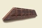 Antique Architectural Wall Panel Door Top Entrance Vintage Home Decor Carving