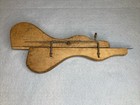 Vintage Antique Rug Needle Shuttle Sewing Wood   Steel Hand-held Hook Tool