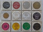 20 Vintage Plastic Tokens From Collectors And Merchants Of Coins   Tokens