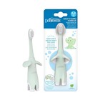 Adorable Elephant Infant Toothbrush With Super-soft Bristles - Mint  0-3