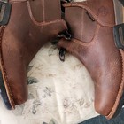 Georgia Boot Men   s 11 M Brown Leather  Waterproof Chelsea Pull-on Ankle Boots