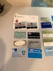Mixed Lot Expired Vtg Credit Cards Charga-plate Courtesy Card Case Lot Of 24