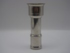 Vintage Metal Clarinet Barrel - Bright Nickel  72mm  Female Tenon I d    17 05mm