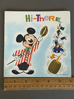 Vtg Walt Disney Mickey Mouse Jiminy Cricket Cardboard Record Card Buzza Cardoza