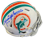 Mercury Morris  17-0  Autographed Miami Dolphins Mini Helmet  jsa 