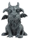 Ebros Gothic Winged Guardian Baby Goat Gargoyle Statue Faux Stone Resin Small