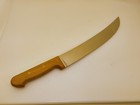Russell 12-inch Cimeter Steak Cutting Knife Wood Handle Inox Stainless Gs32-12