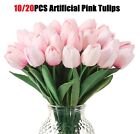 20   Artificial Tulips Flower Latex Real Touch Bridal Wedding Bouquet Home Decor