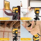 Prexiso Laser Level Self-leveling-cross 50ft 2aa Battery carry Bag Led Indicator