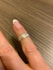 Sterling Silver Adjustable Toe Ring With Etched Scrolls 