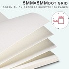 Bullet Dotted Journal  3 Pack Spiral Notebook A5  With 100gsm Thick Dot Grid    