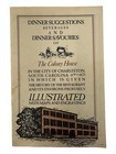 The Colony House Restaurant 1978 Menu W  2 Matchbooks Charleston South Carolina