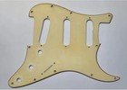 Aged Relic Fender Stratocaster Style Sss 3-ply Electric Guitar Pickguard