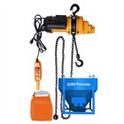 2200lbs 1ton Electric Chain Hoist Single Phase Double Chain Crane Hoist 13  Lift