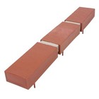 Argee 25ft Plastic Brick Edging     Terra Cotta  Snap-together Garden Border