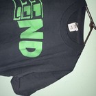 Fruit Of The Loom Xl Black Green Graphic Tee 50 50 Cotton Polyester Short Sleeve