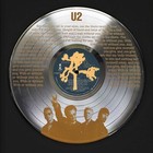 U2 - With Or Without You Silver Lp Framed Signature Card Display