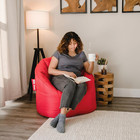 Milano Bean Bag Chair Red Smartmax 2 5ft