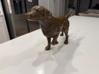 Antique Bronze Retriever Dog Statue