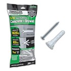 Alligator Af8 Flanged Polypropylene Anchors  Heavy Duty Wall 20 Pack W  Screws