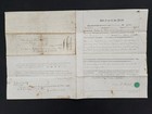 1861 Antique Deed Salisbury Herkimer Ny Klock  83 4 In Royal Grant Farm Manheim