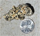 Dalmatian Jasper Lucky Elephant Totem - Vitality  Overcome Obstacles