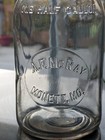 Half Gallon Af Mcray Monett Missouri Mo Advertising Whiskey Liquor Bottle Jug