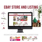 Ebay Store Design   Listing  Black   Yellow Theme Design Free Logo   Banner