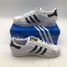Adidas Superstar Eg4958 Mens White Black Classic Sneakers Shoes Size 11 5 New