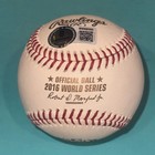 Jason Hammel  cubs  Signed Official 2016 World Series Baseball Beckett  bas 