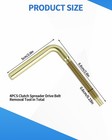 4 Pcs Clutch Drive Belt Removal Tool For Polaris  Kit    
