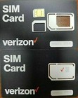 Verizon 3-in-1 Postpaid prepaid 4g Lte 5g Sim Card Nano micro standard Size