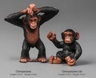 Chimpanzee With Baby Animal Toy Pvc Action Figure Doll Kids Toys Party Gifts