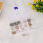 6 Pack Clear Jewelry Box Plastic Bead Storage Craft Container Earrings Organizer