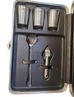 Vintage  1960s  2 Bottle Liquor Travel Bar  Platt Cocktail Case  No Key  Nice  