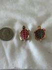 Nice Lot Of 2 Vintage Turtle Lapel Pin Free Ship In Usa