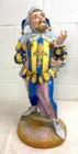 Very Large Antique 1800s Handmade Edm   Samson Jester Porcelain Statue Sculpture