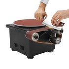 Belt Disc Sander 6 Inch 1 2x15 Inch Belts Wood Metal Grinding With Chuck Shaft