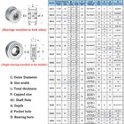 Htd 5m Timing Belt Pulley Idler Pulley 12t-50t  Bore 3-30mm  For 15mm Wide Belt