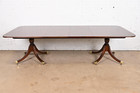 Baker Furniture Historic Charleston Georgian Mahogany Dining Table  Refinished