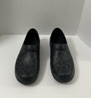 Crocs Neria Pro Ii Women Size 11 Clogs Gray Leopard Print Nurses Shoes Work