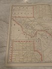 Antique C  1888 Railroad County Map Of Texas Tx New Mexico Nm Geo Cram 23x17 25   