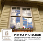 Window Privacy Film One Way Daytime Privacy Static Cling Sun Blocking An