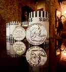 90  Silver Franklin Half Dollar    10 00 Obw Clad Kennedy Coin Roll - Unsearched