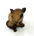 Vintage A  Lucchesi Faro  italy  Handmade Door Mouse Resin Figurine  Signed