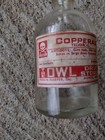 Poison Copperas Medicine Bottle Skull Cross Bones Owl Drug Store Muncie Indiana