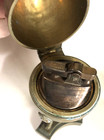 Antique Mid 19th Century  Gilt Bronze Egg Shaped Table Lighter